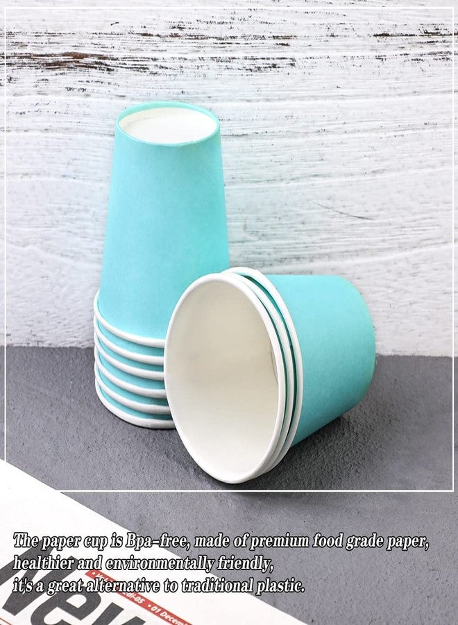 Prgery 300 Pack 3 oz Paper Cups, Bathroom Cups Disposable,Moushwash Cup Small Snack Cup for Water, Juice, Candy Ideal for Party Bathroom and Office (Blue) - Image 5